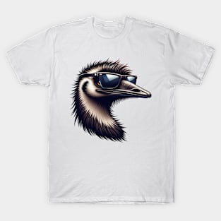 Emu Wearing Sunglasses T-Shirt